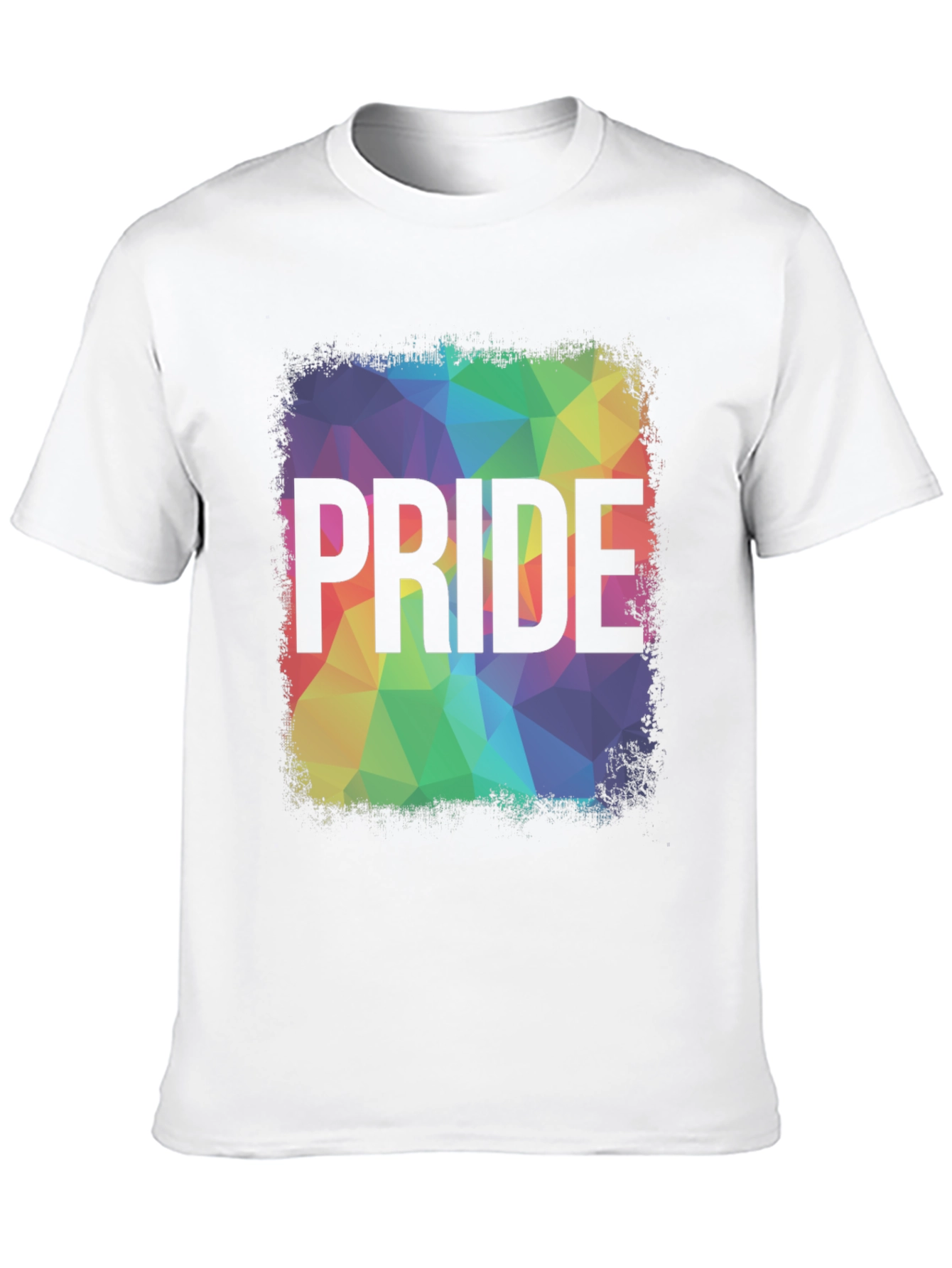 Pride Rainbow Graphic Tee - Mens Black T-Shirt