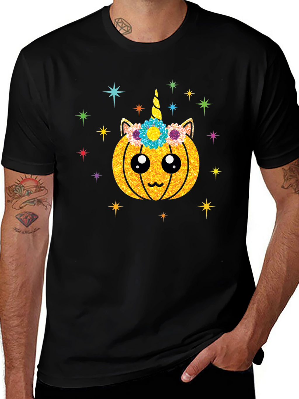 Pumpkin Unicorn Graphic Tee