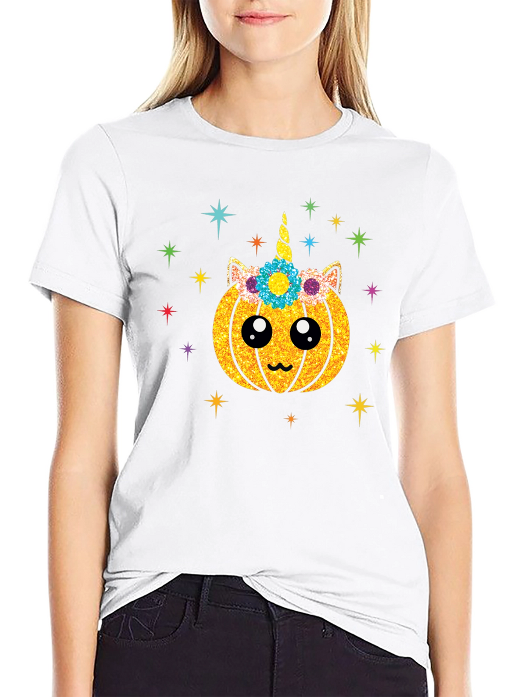 Pumpkin Unicorn Graphic Tee