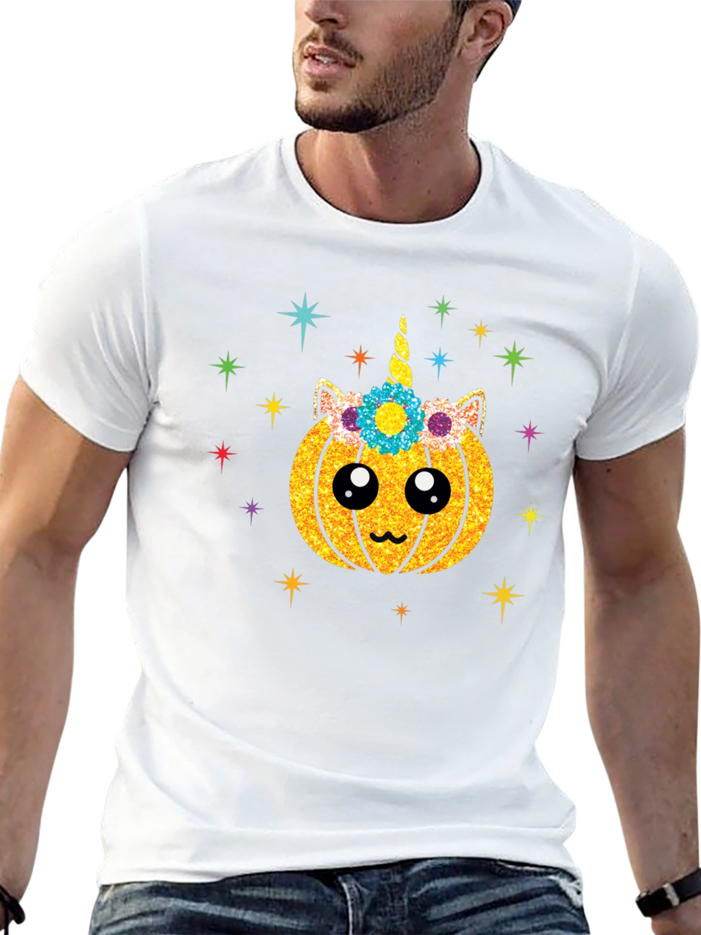 Pumpkin Unicorn Graphic Tee