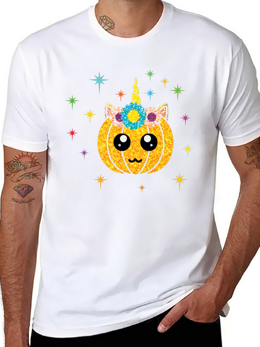 Pumpkin Unicorn Graphic Tee