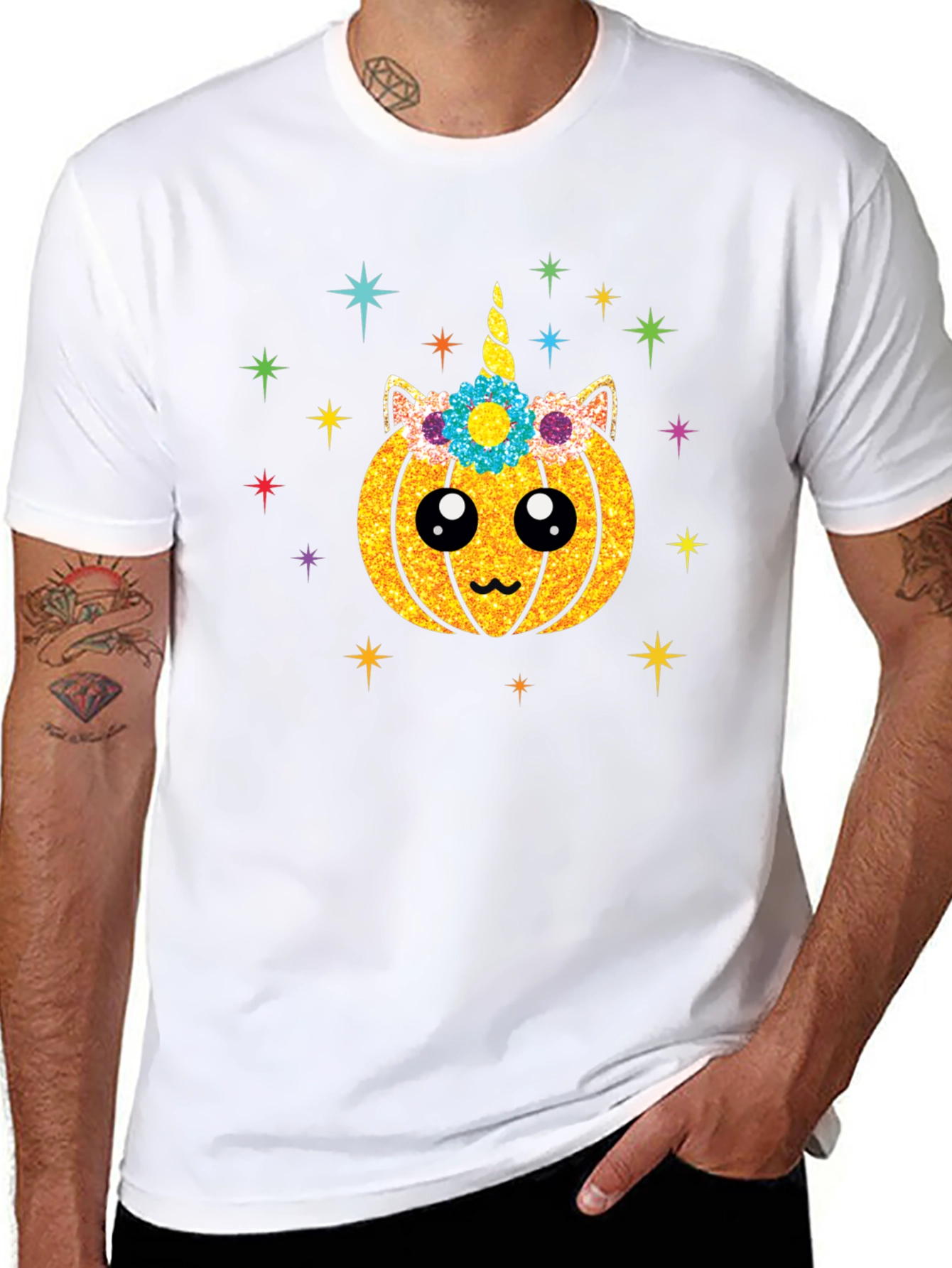 Pumpkin Unicorn Graphic Tee