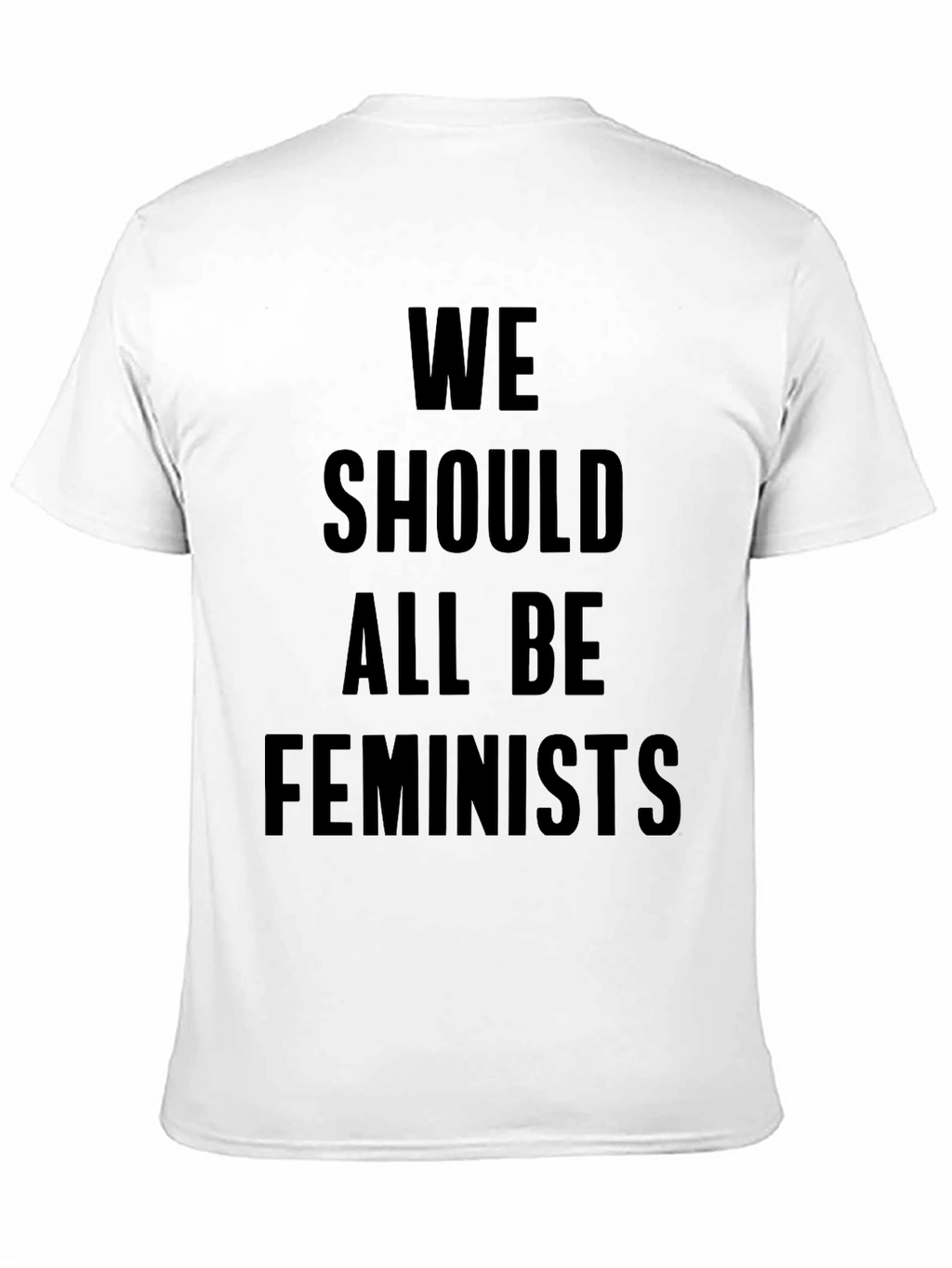 Feminist Slogan Graphic Tee -  Black T-Shirt