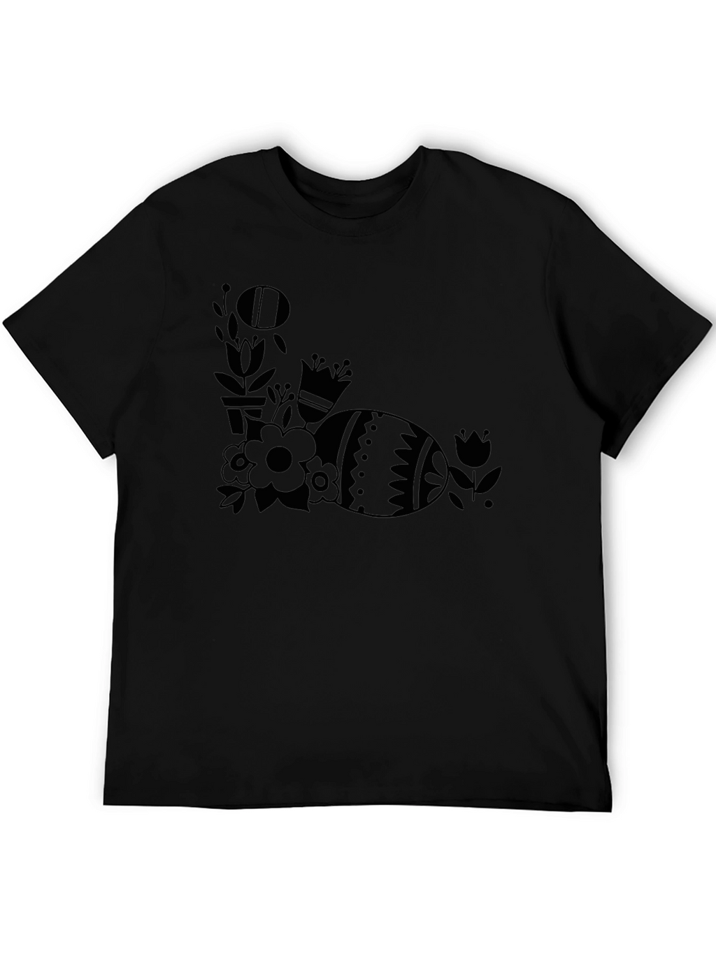 Easter Egg Floral Graphic T-Shirt