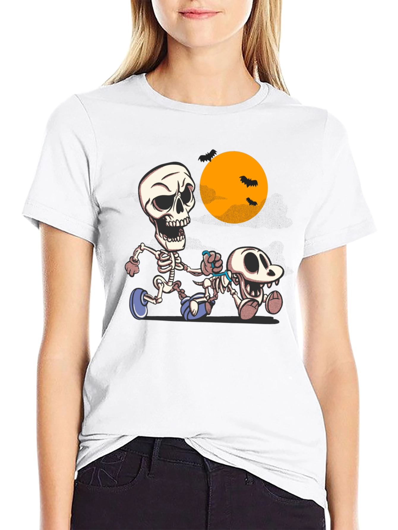 Skeleton Jogger Tee - Halloween Fun Run