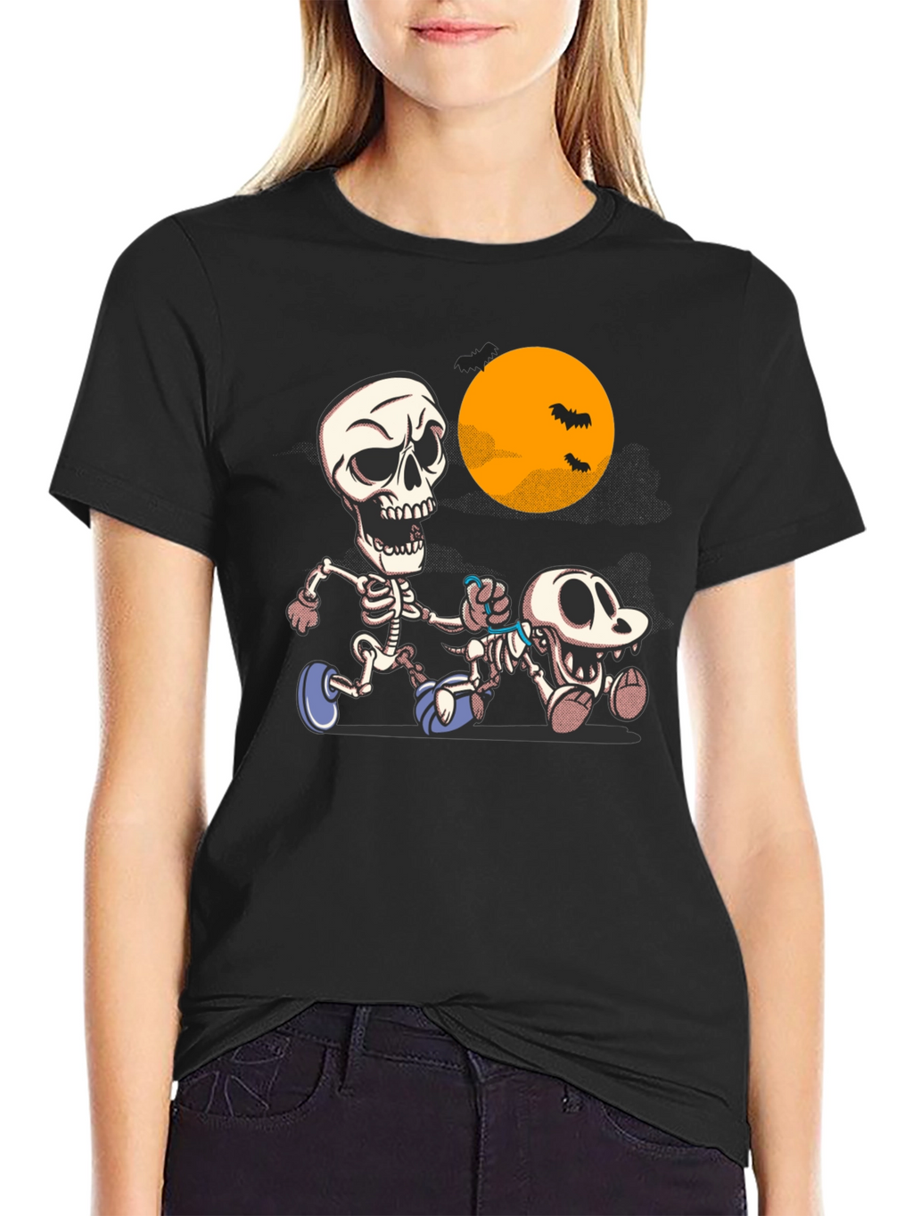 Skeleton Jogger Tee - Halloween Fun Run