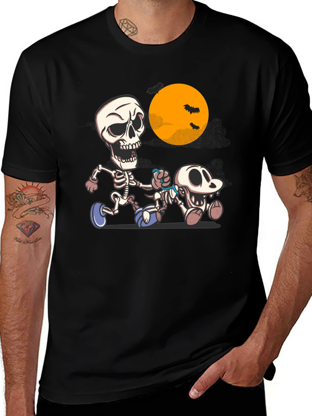 Skeleton Jogger Tee - Halloween Fun Run