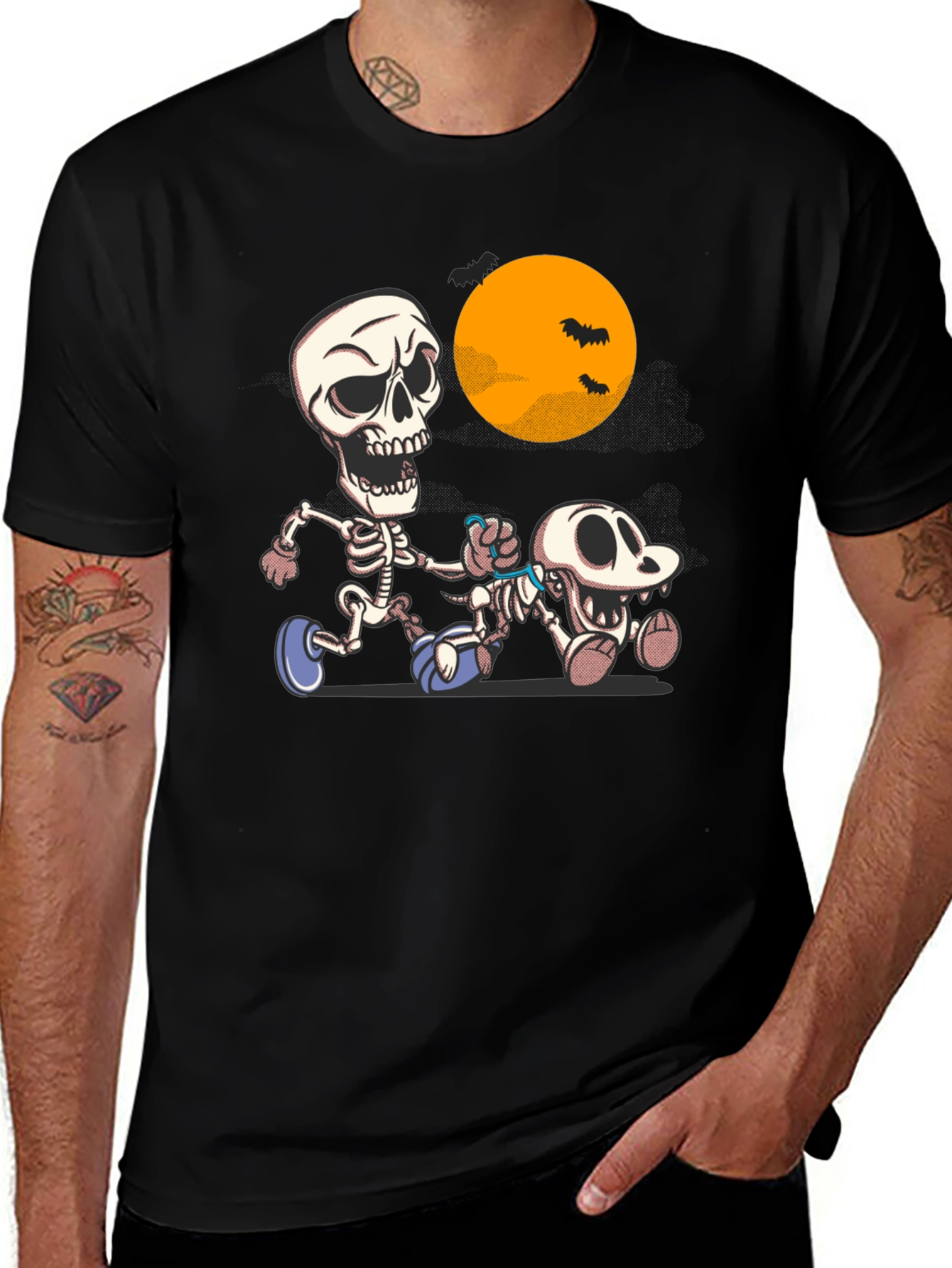 Skeleton Jogger Tee - Halloween Fun Run