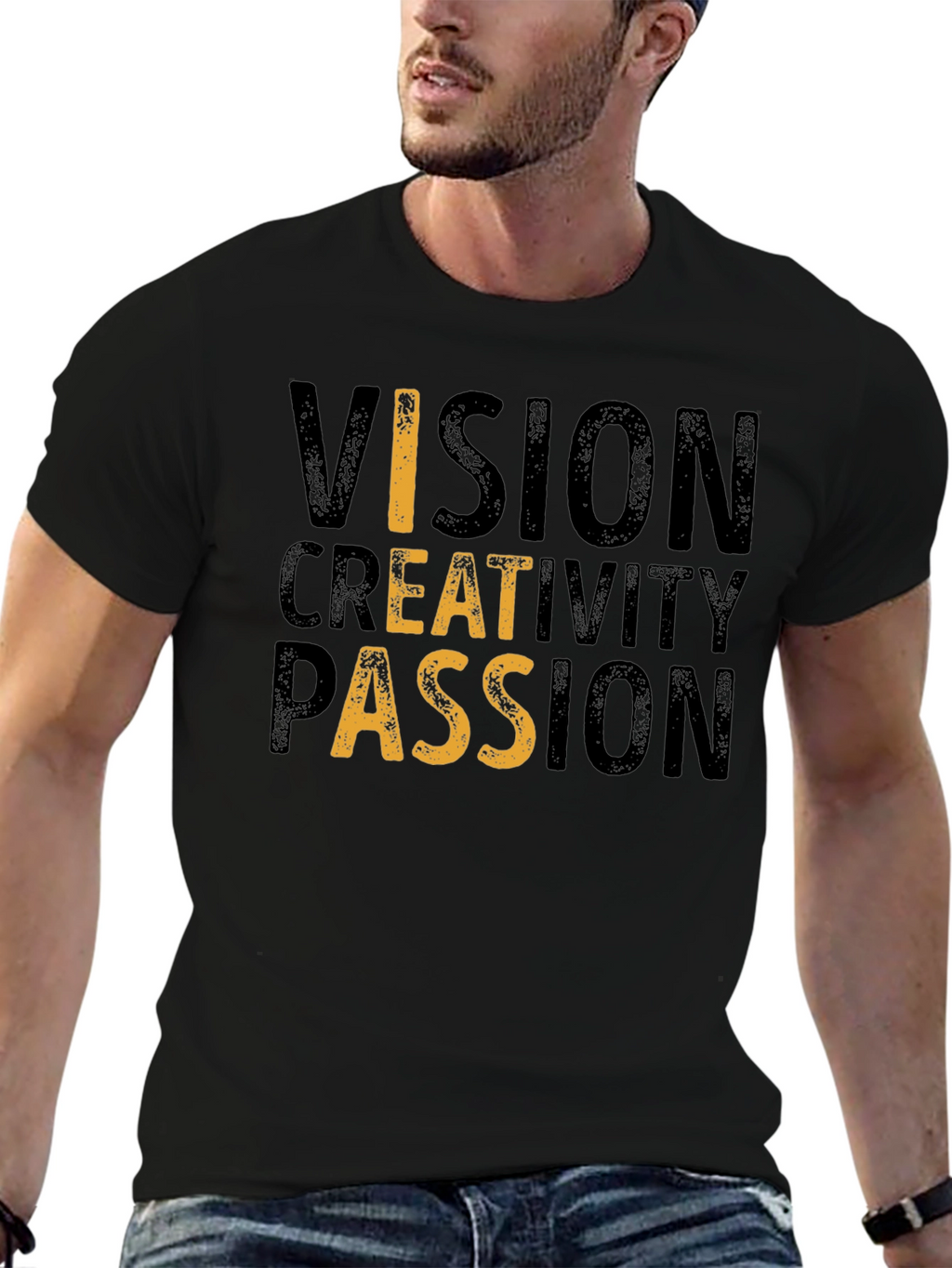 Vision Creativity Passion Graphic Tee