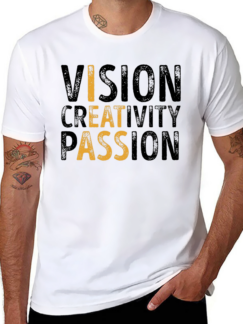 Vision Creativity Passion Graphic Tee