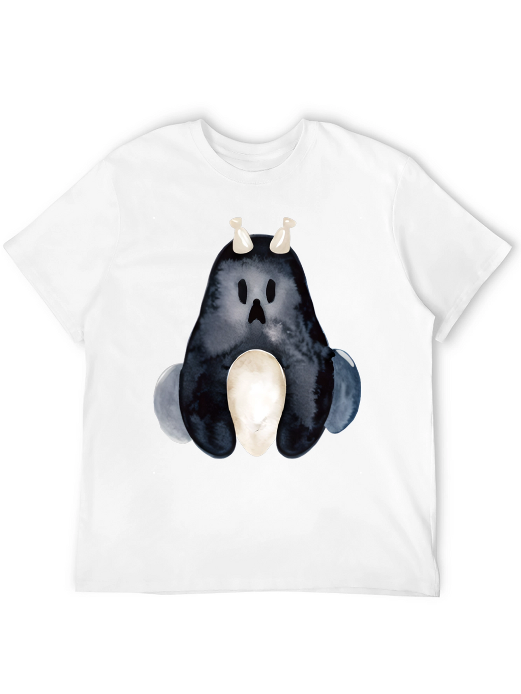 Watercolor Monster Graphic T-Shirt