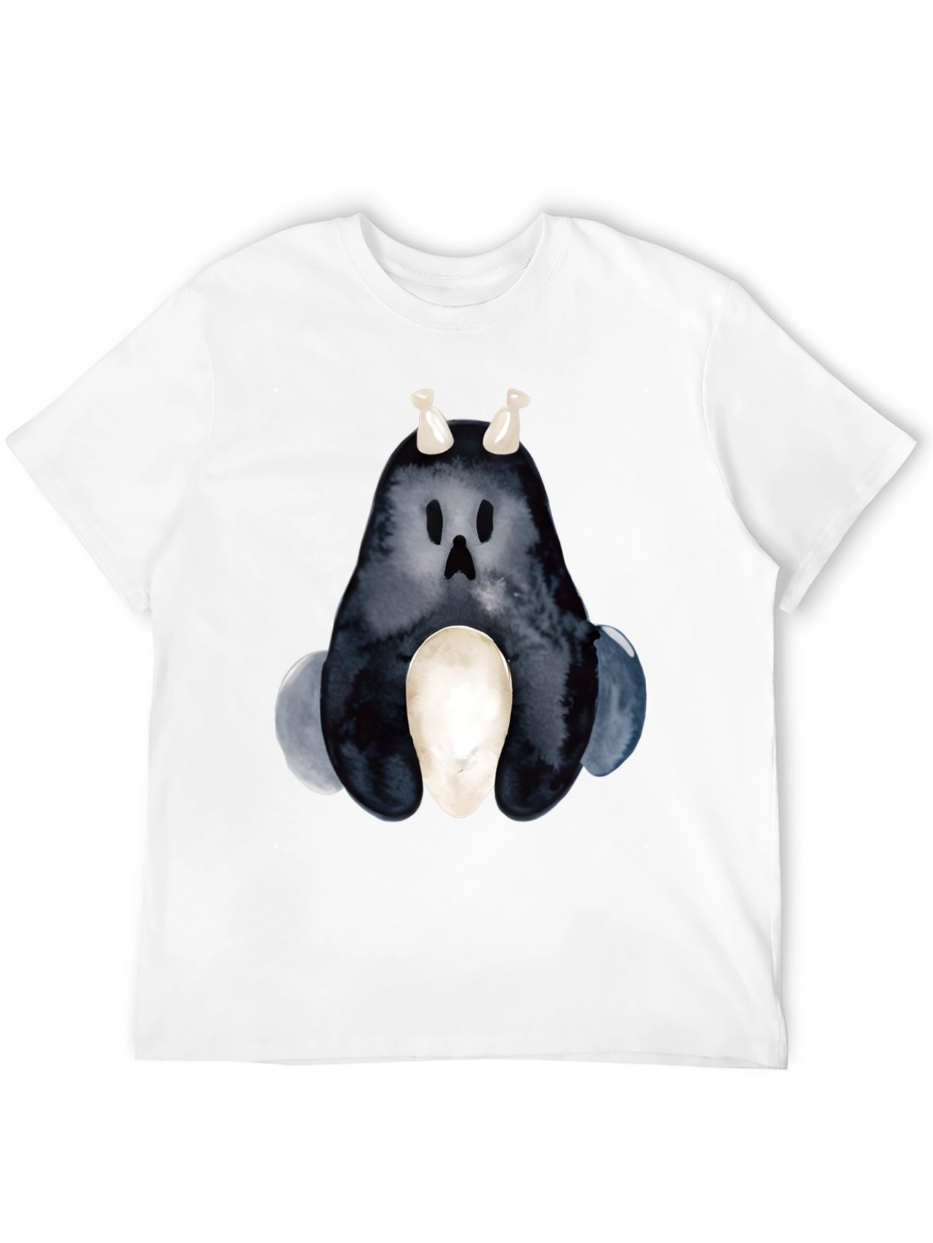 Watercolor Monster Graphic T-Shirt