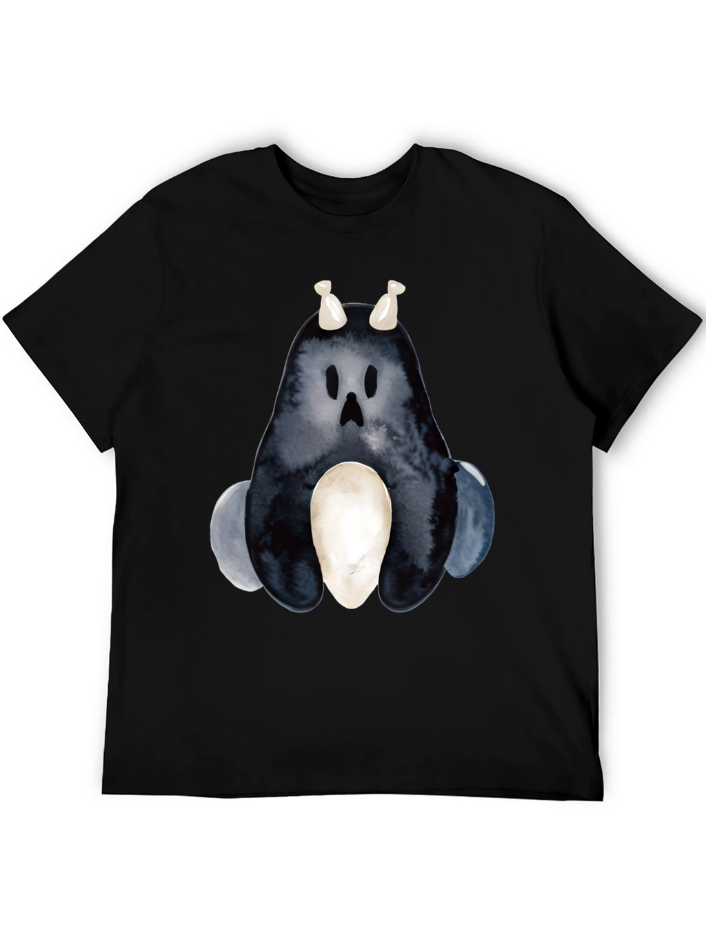 Watercolor Monster Graphic T-Shirt