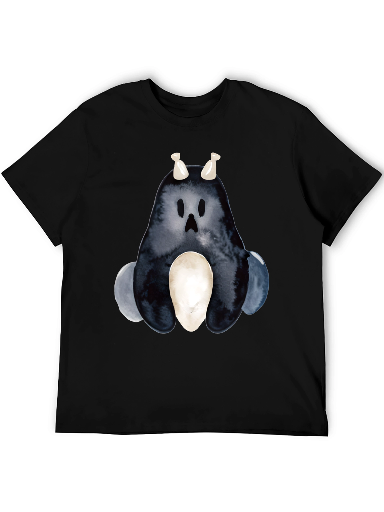Watercolor Monster Graphic T-Shirt