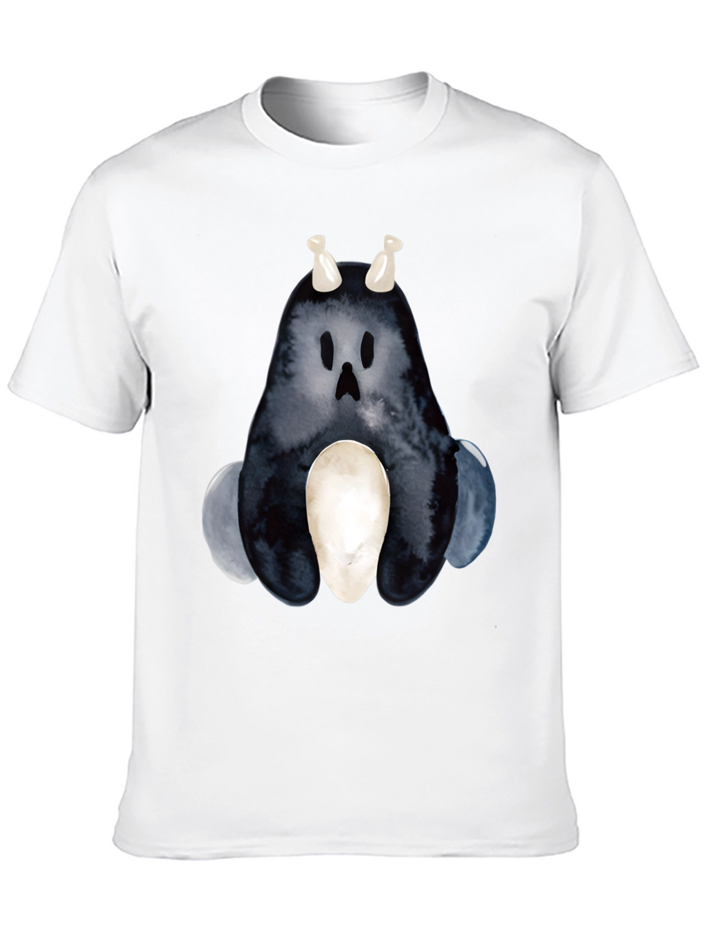 Watercolor Monster Graphic T-Shirt