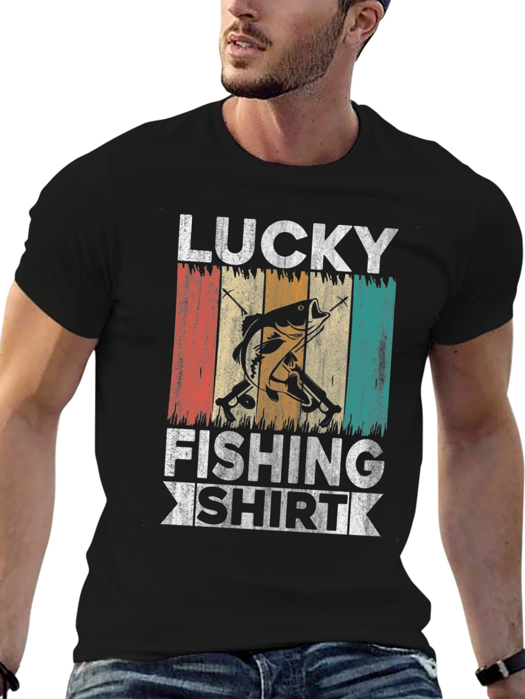 Lucky Fishing Shirt - Graphic Tee