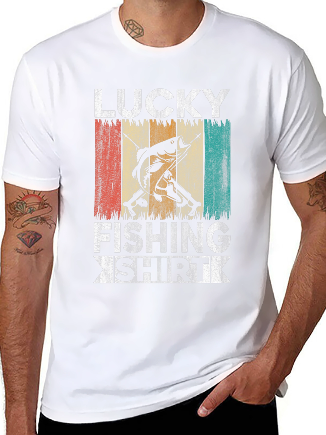Lucky Fishing Shirt - Graphic Tee
