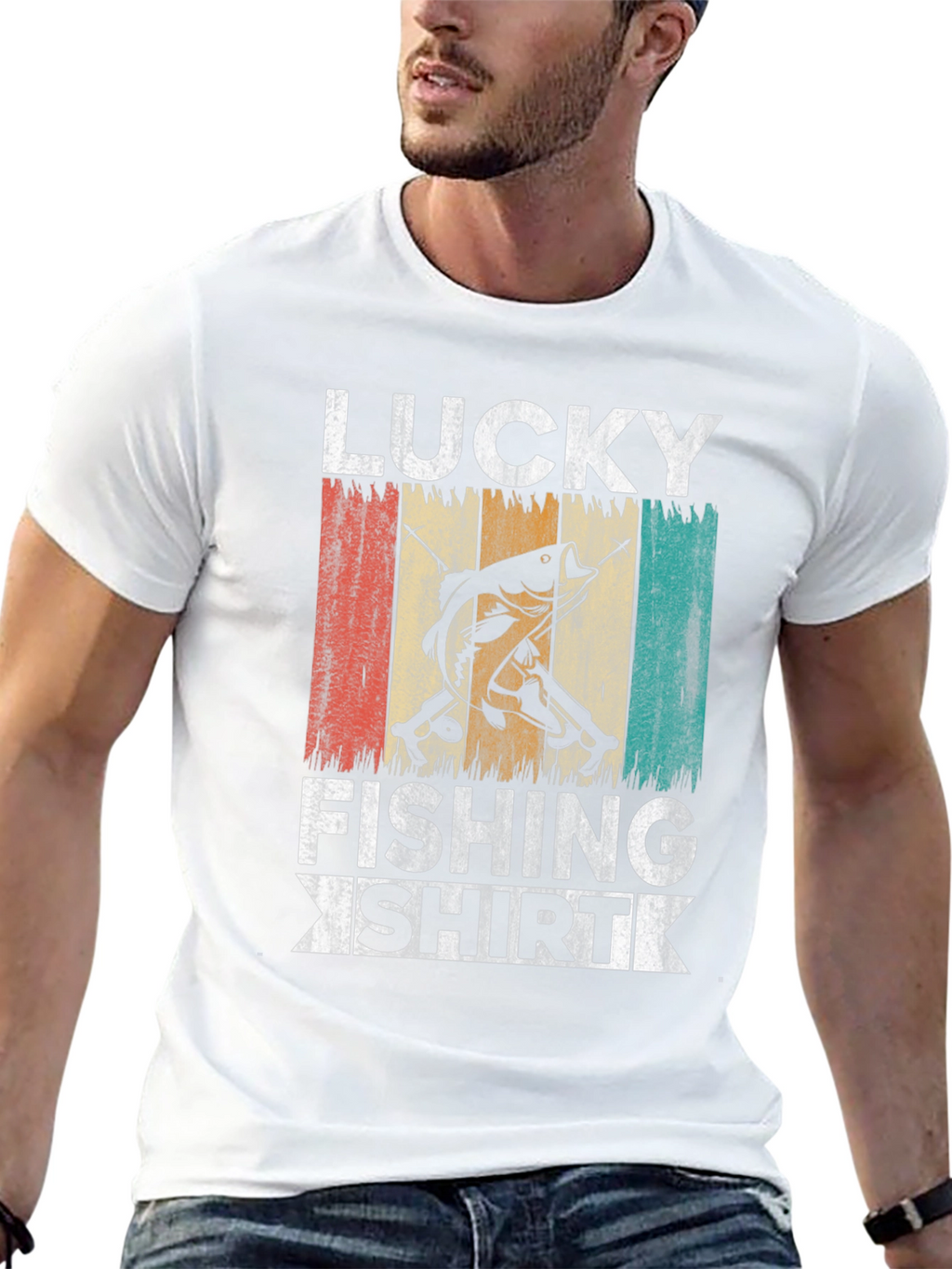 Lucky Fishing Shirt - Graphic Tee
