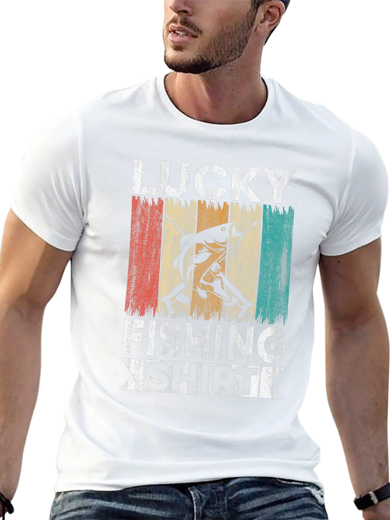 Lucky Fishing Shirt - Graphic Tee