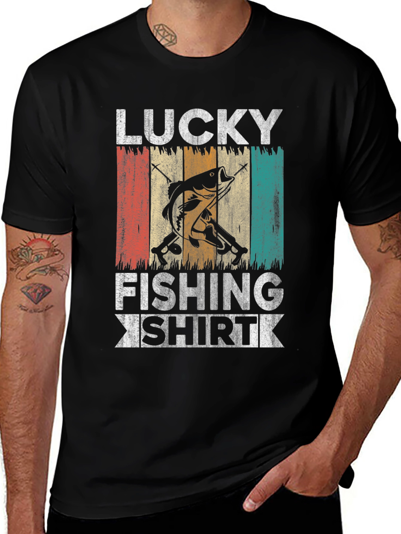 Lucky Fishing Shirt - Graphic Tee