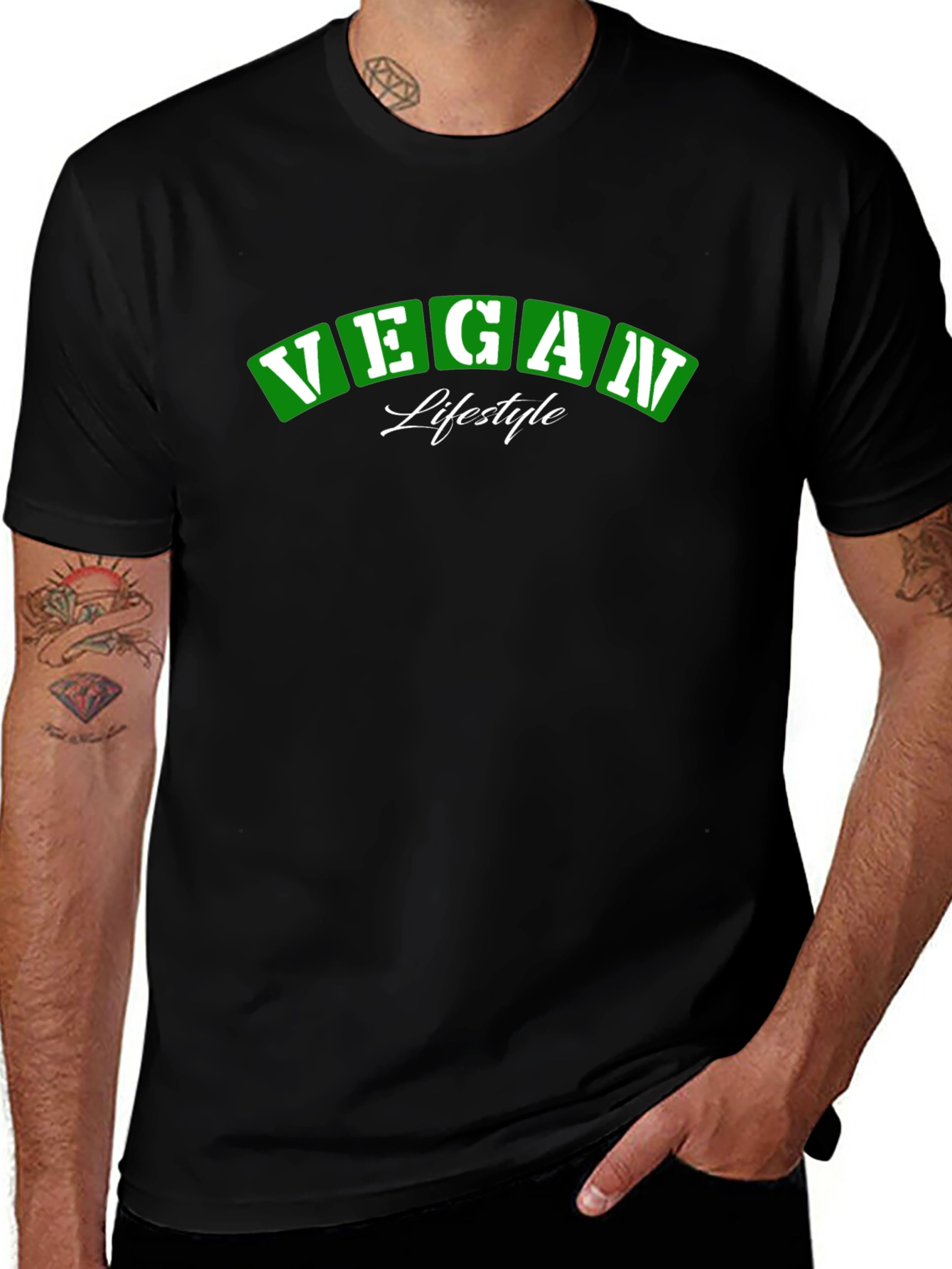 Vegan Lifestyle T-Shirt - Black