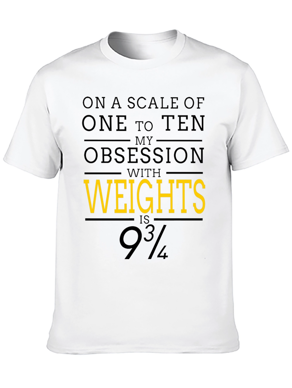Weightlifting Obsession Tee - Gym Workout Apparel