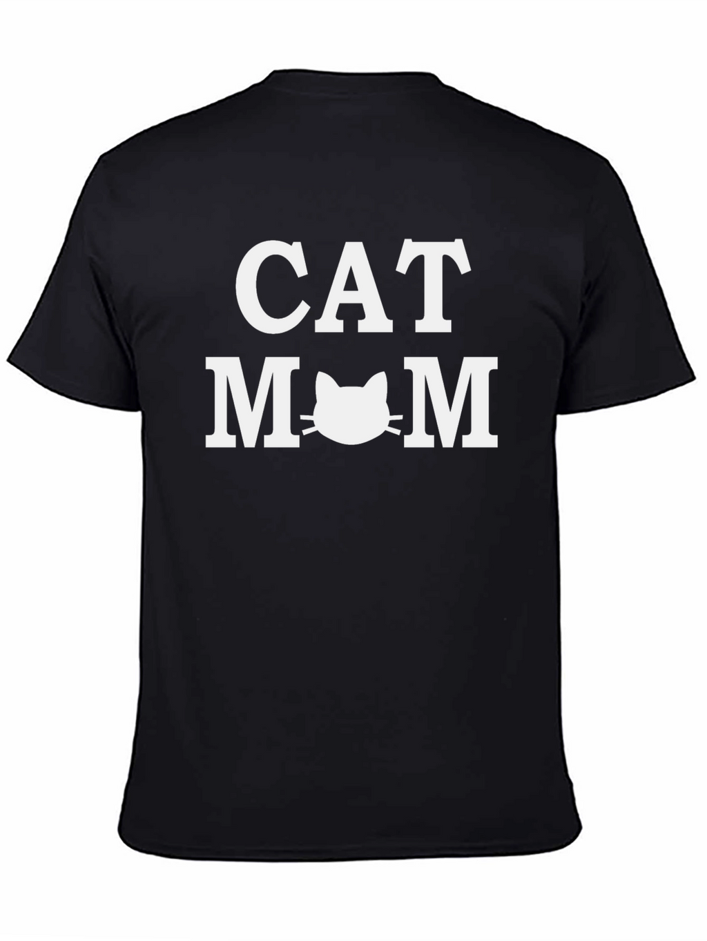 Cat Mom Graphic Tee - Black Unisex T-Shirt