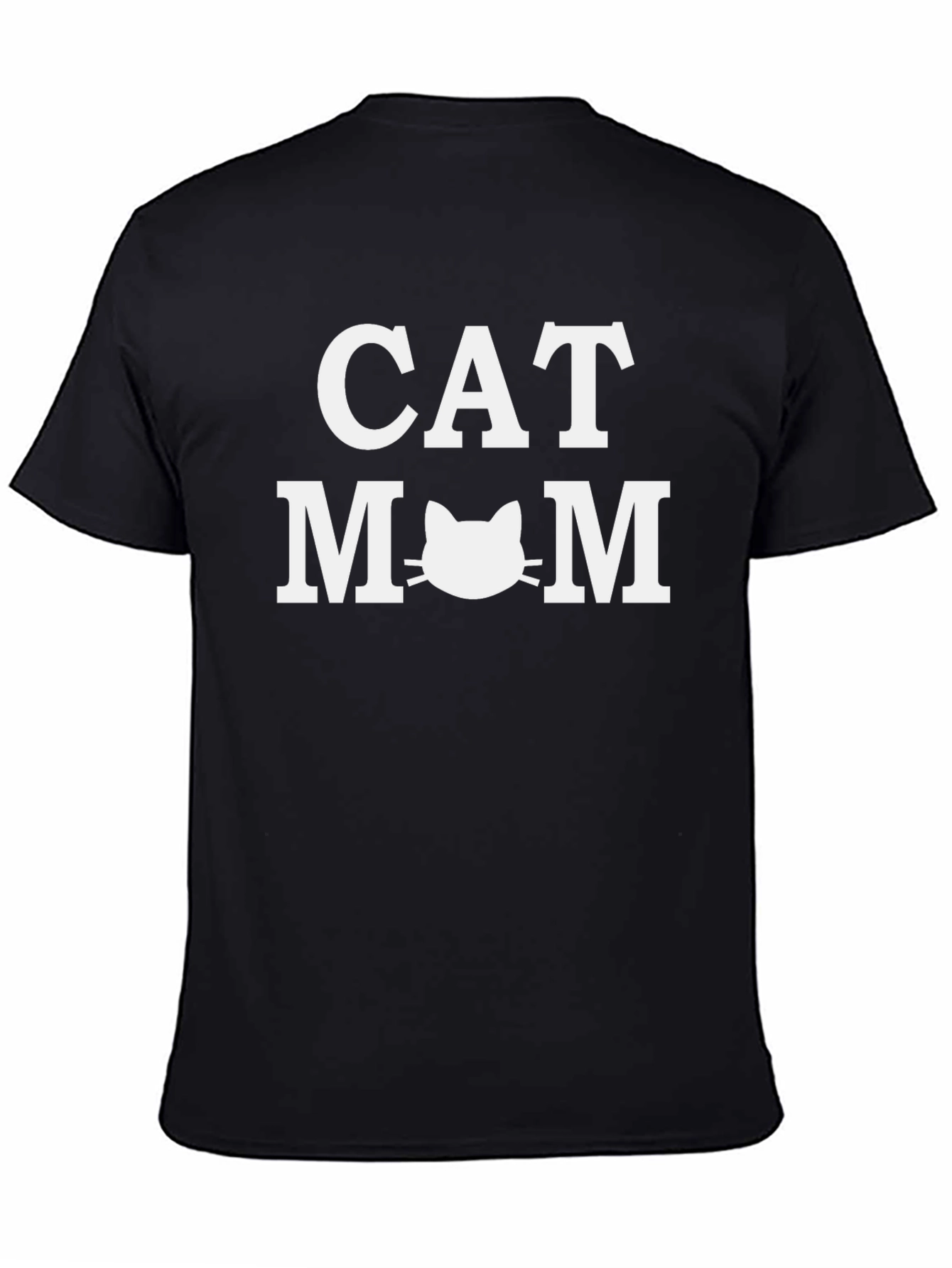 Cat Mom Graphic Tee - Black Unisex T-Shirt
