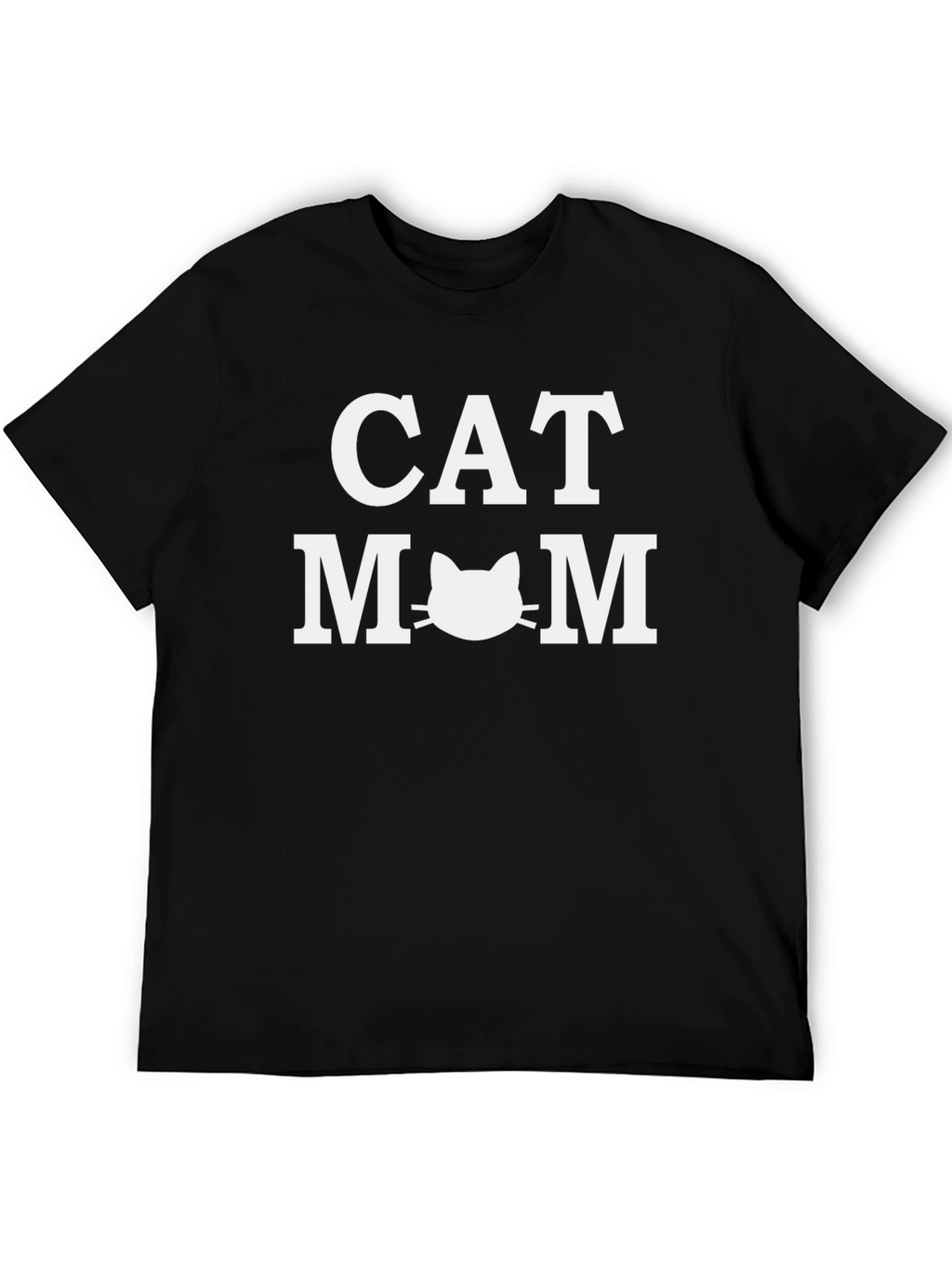 Cat Mom Graphic Tee - Black Unisex T-Shirt