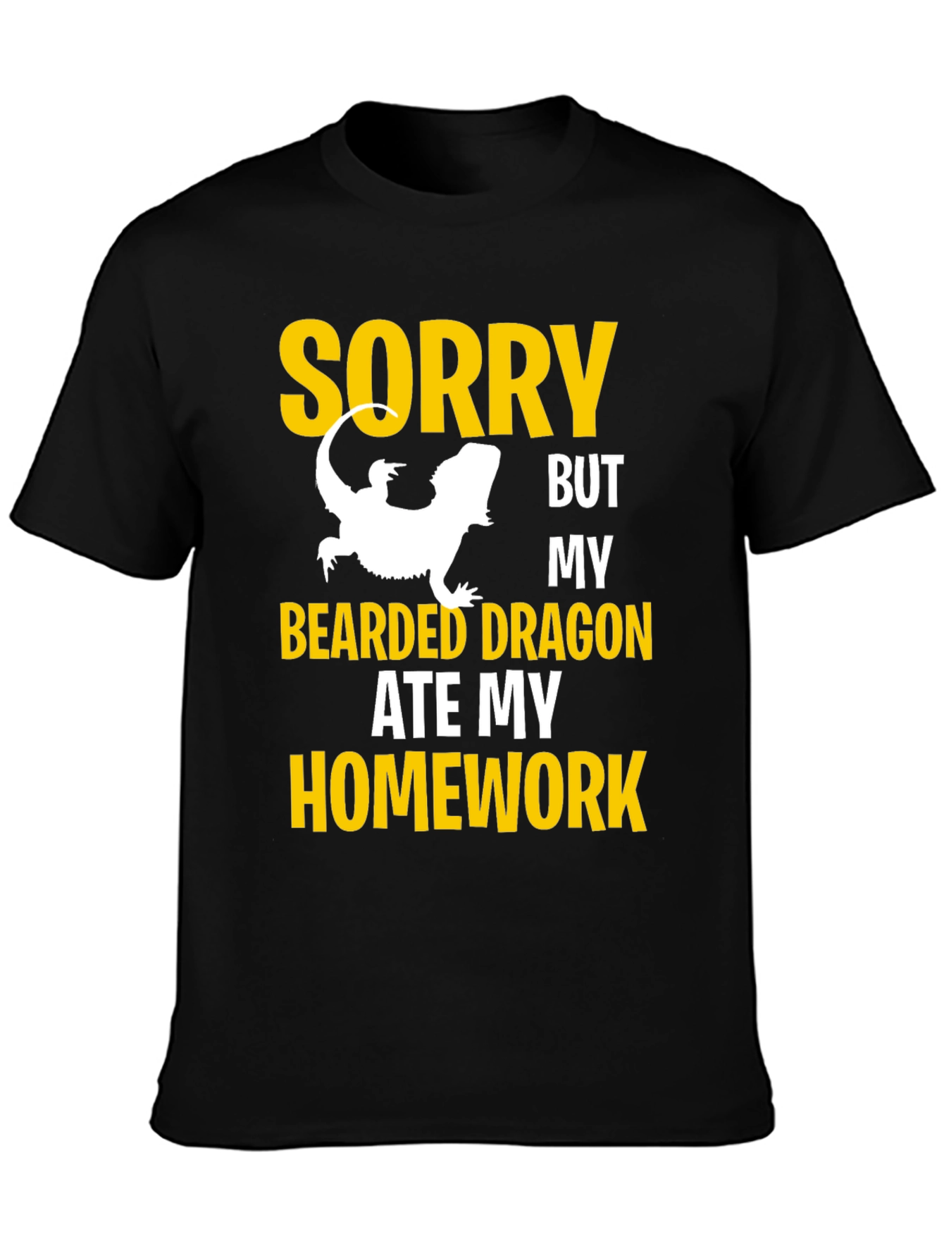Bearded Dragon Ate My Homework Graphic Tee