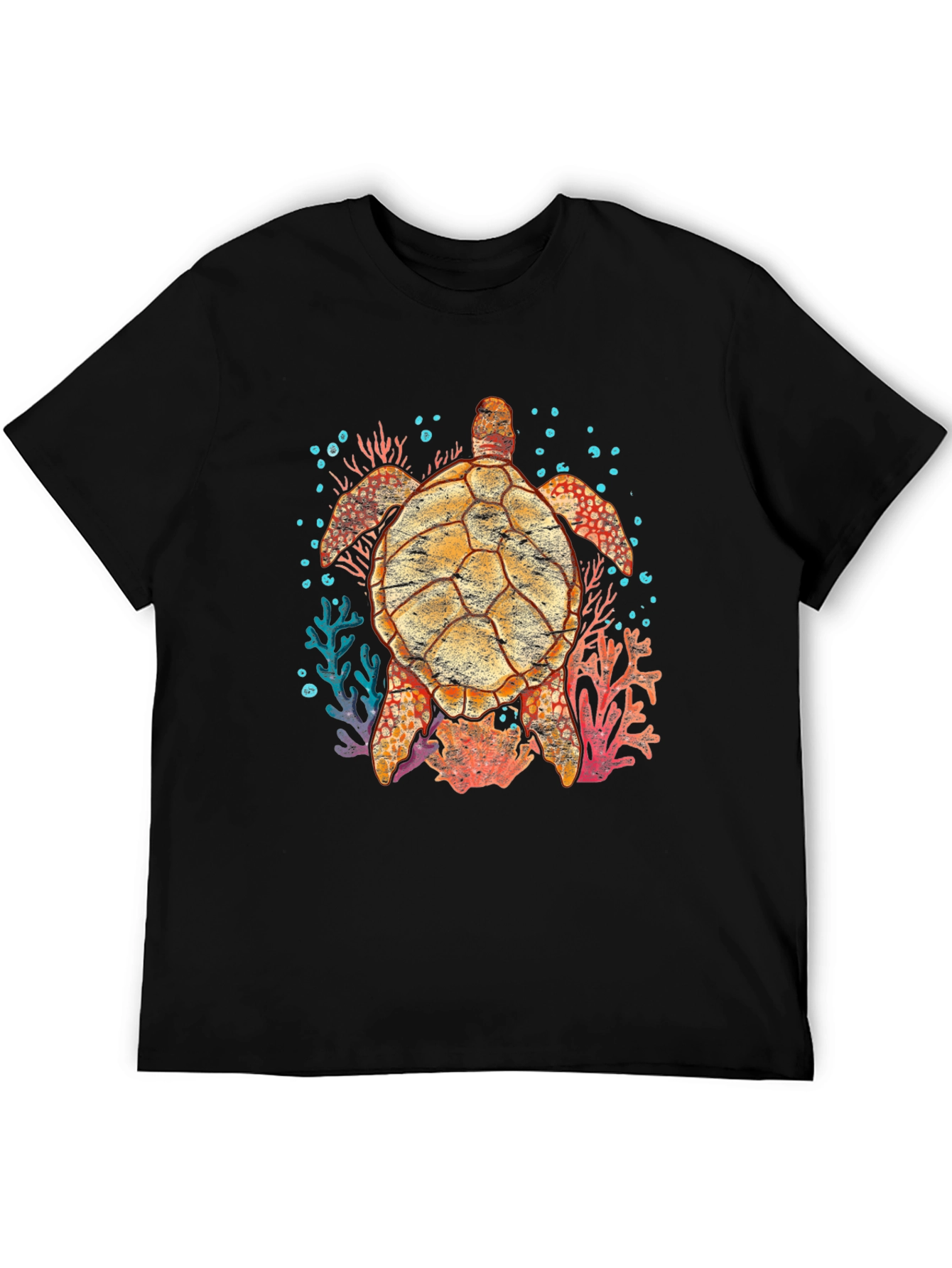 Turtle Graphic T-Shirt - Unique Ocean Lover Design