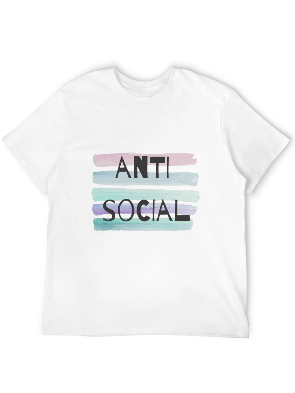 Anti Social Graphic Tee - Stylish Statement Shirt