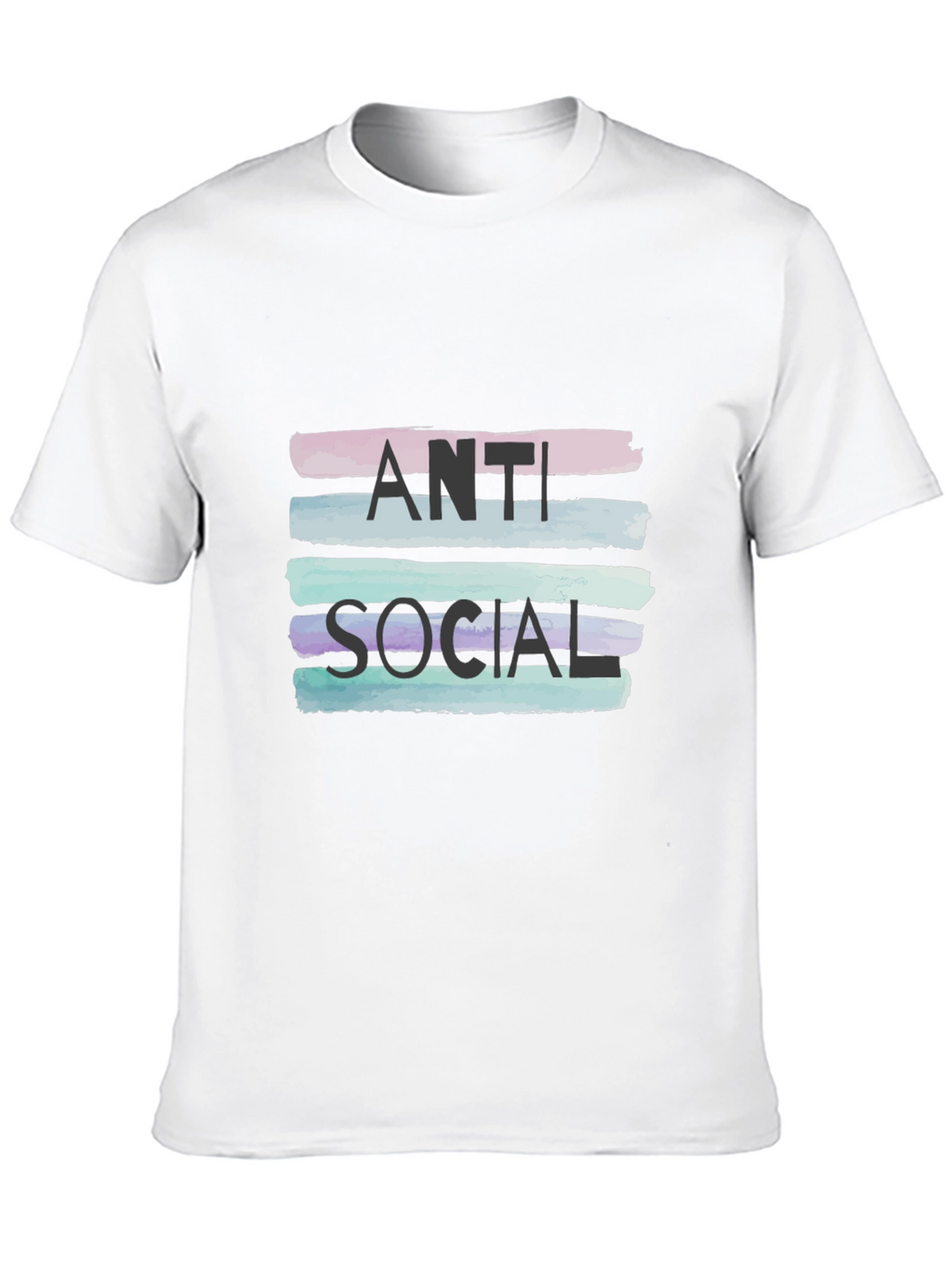Anti Social Graphic Tee - Stylish Statement Shirt