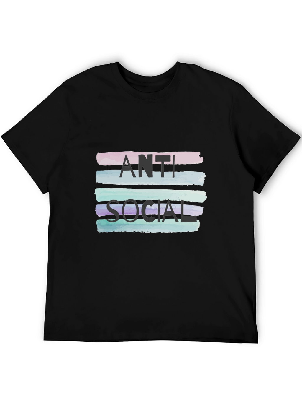 Anti Social Graphic Tee - Stylish Statement Shirt