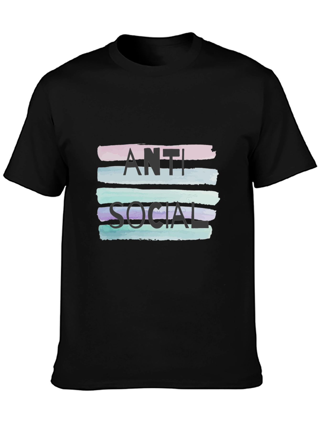 Anti Social Graphic Tee - Stylish Statement Shirt