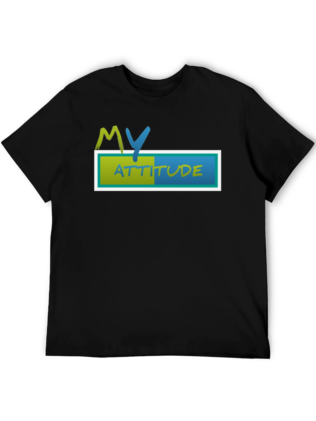 My Attitude Black T-Shirt