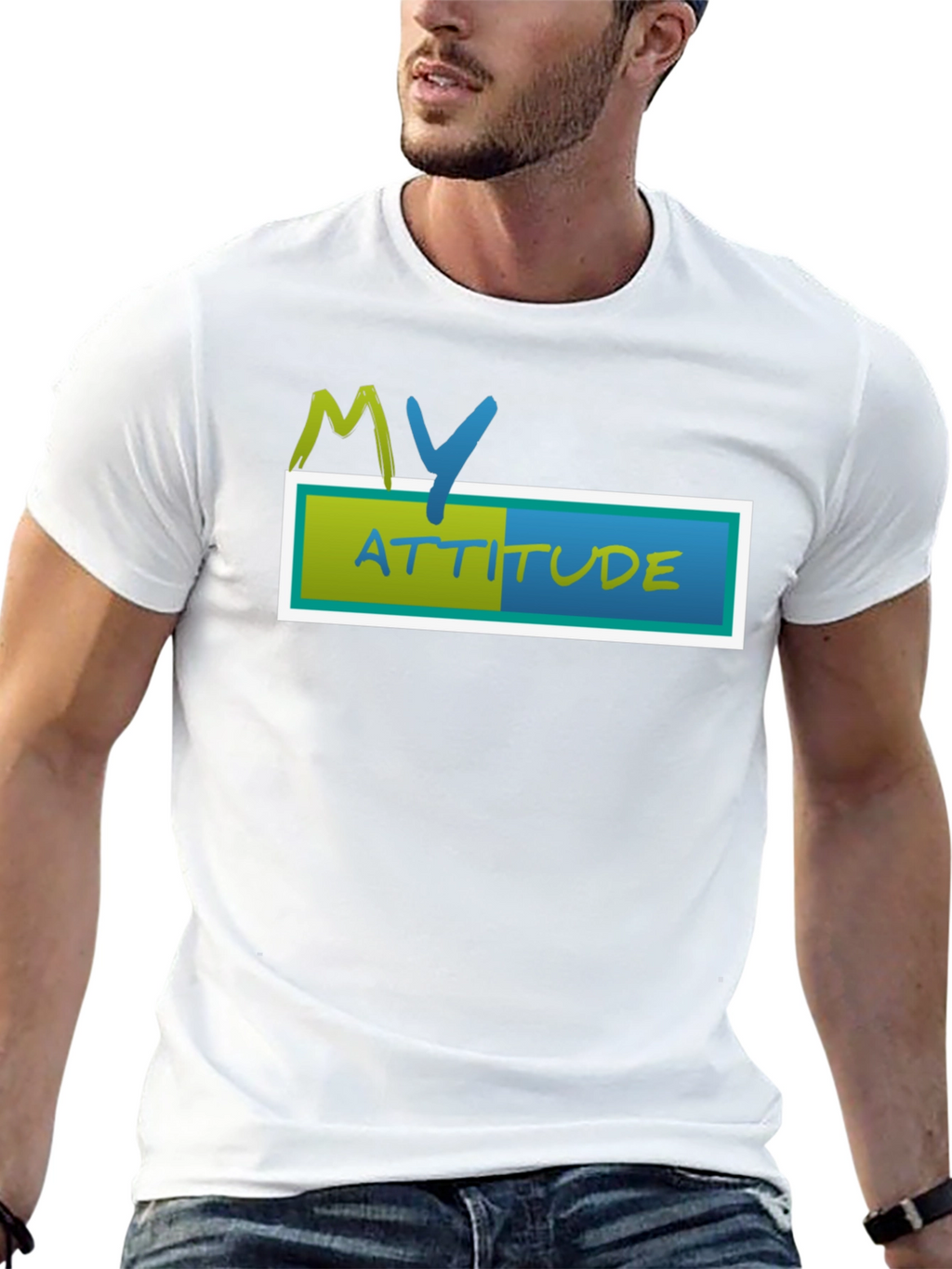My Attitude Black T-Shirt