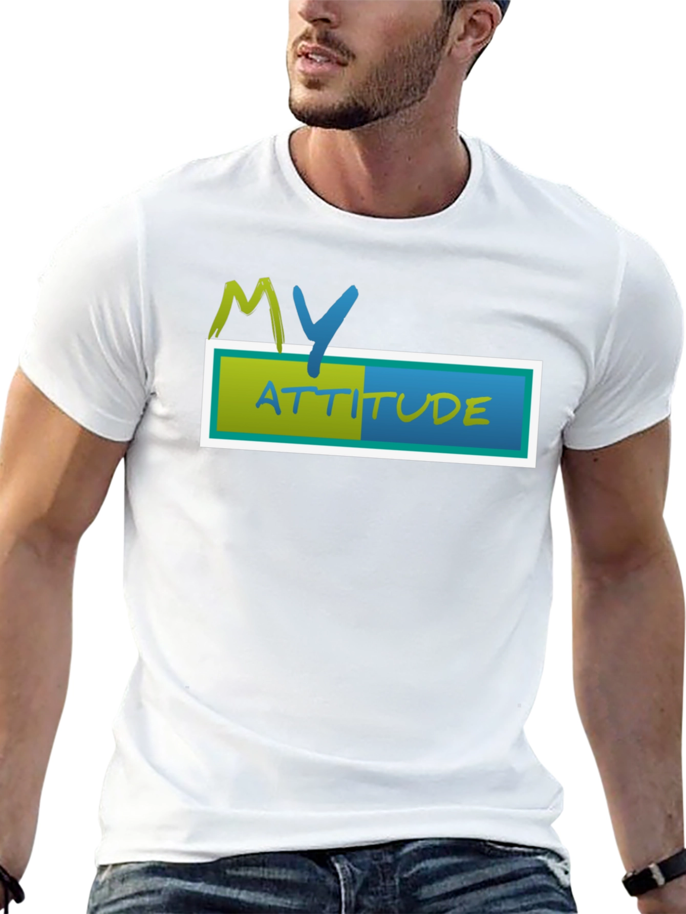 My Attitude Black T-Shirt