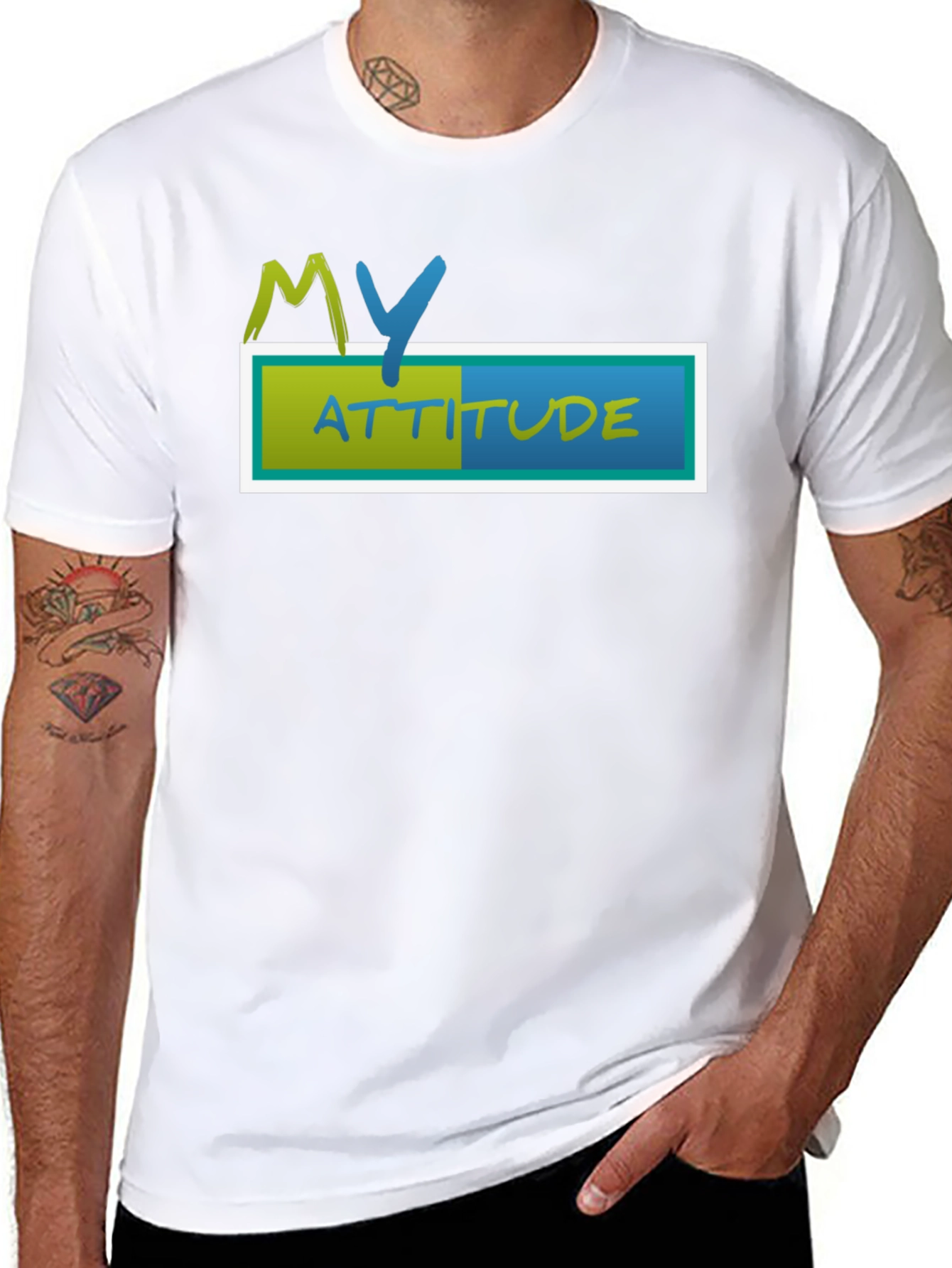 My Attitude Black T-Shirt