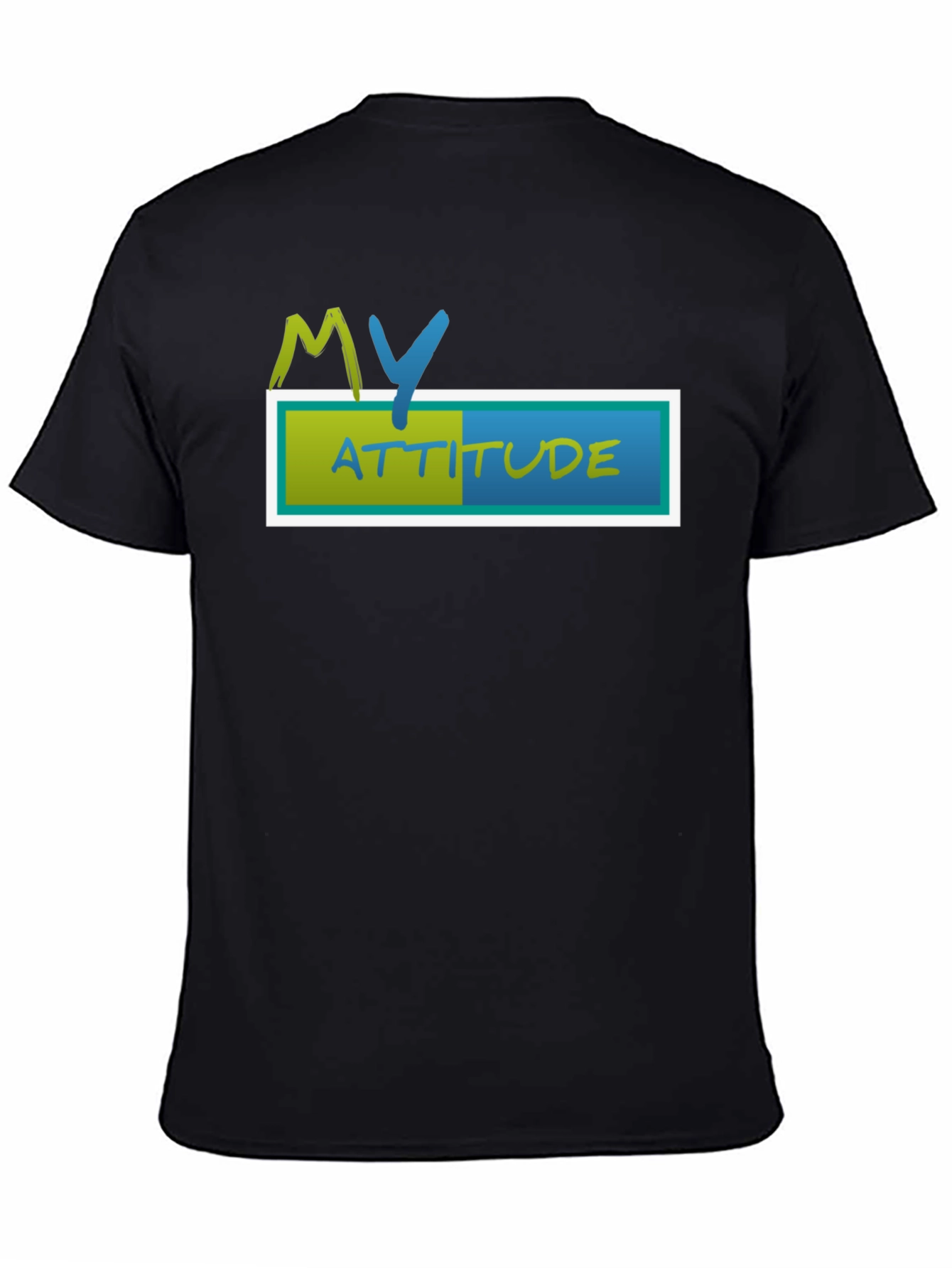 My Attitude Black T-Shirt