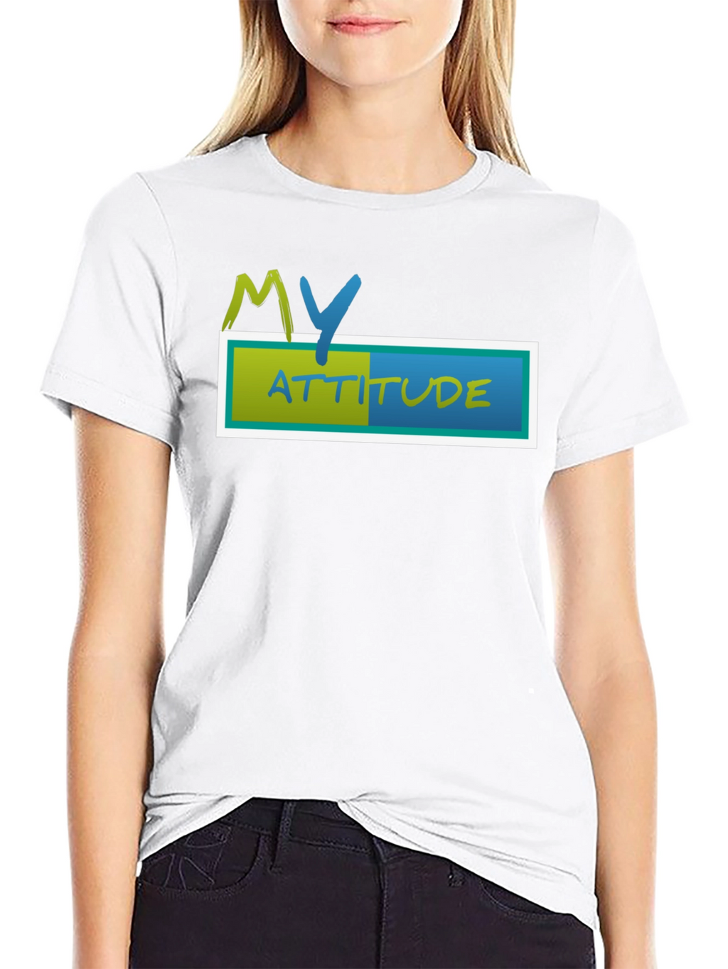 My Attitude Black T-Shirt