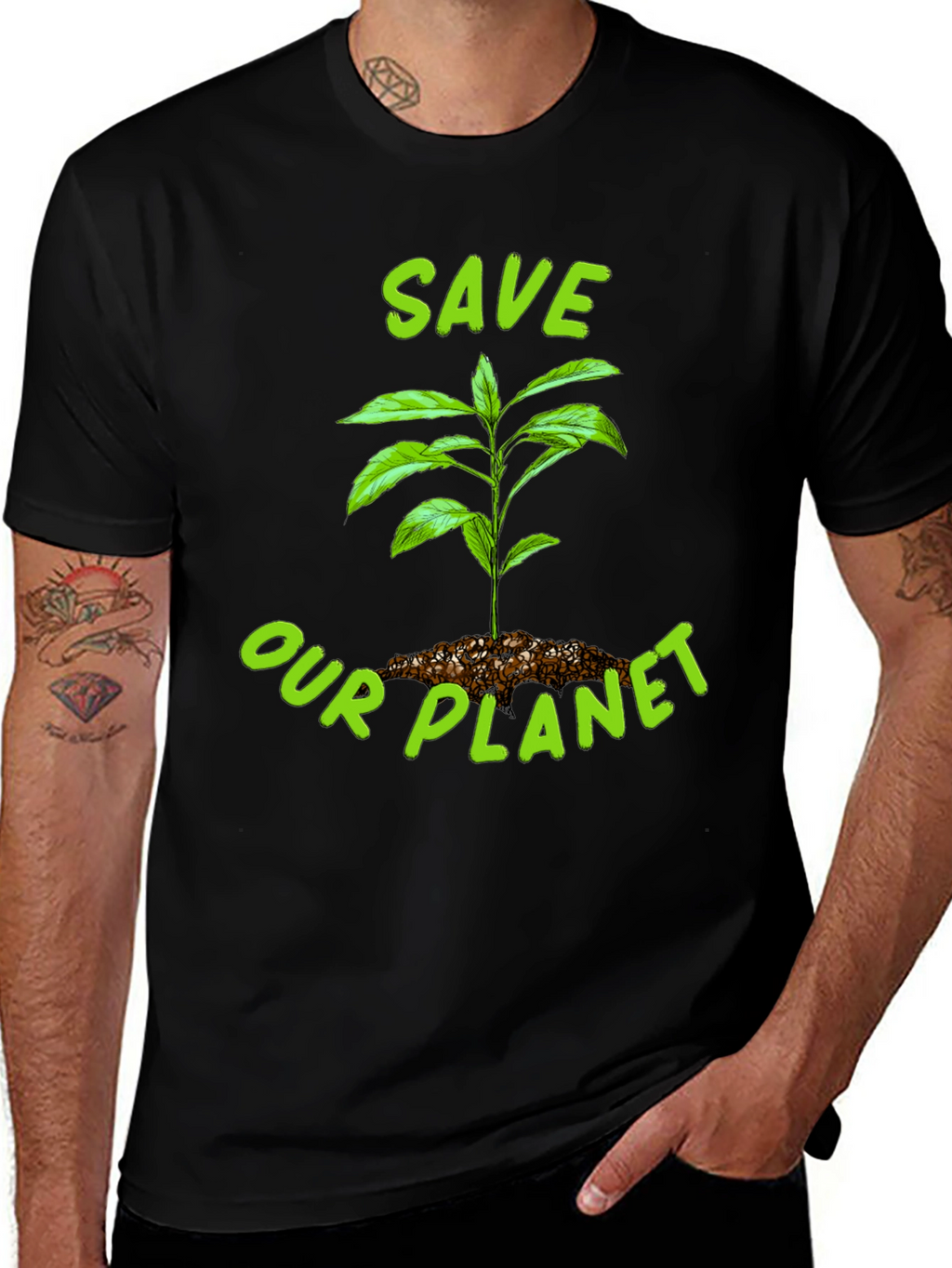 Eco-Friendly Save Our Planet Graphic Tee