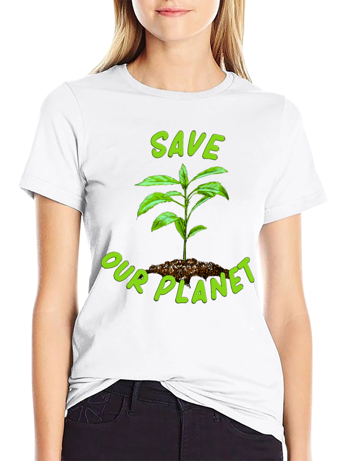 Eco-Friendly Save Our Planet Graphic Tee