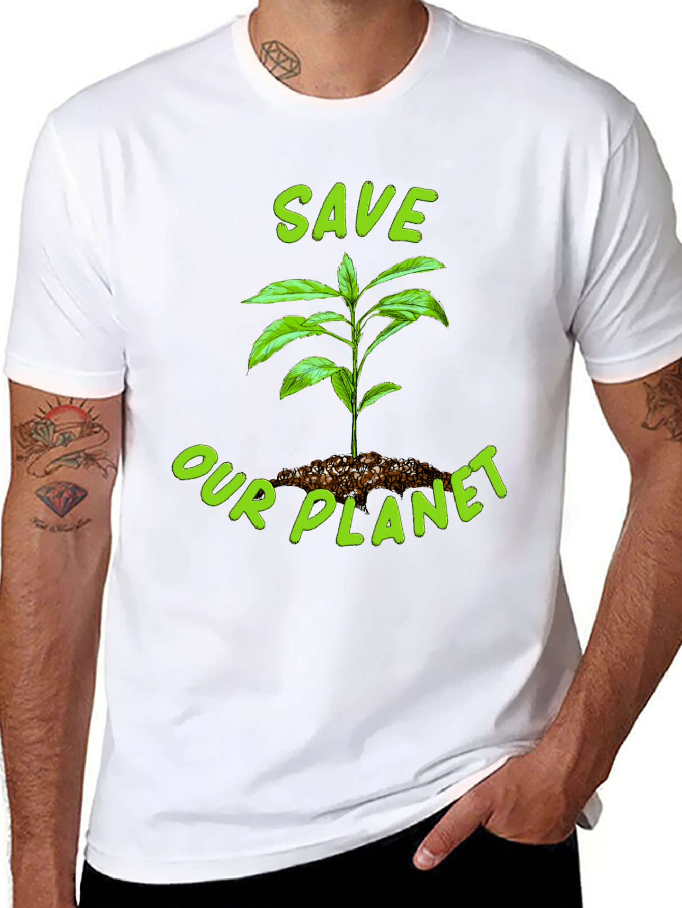 Eco-Friendly Save Our Planet Graphic Tee