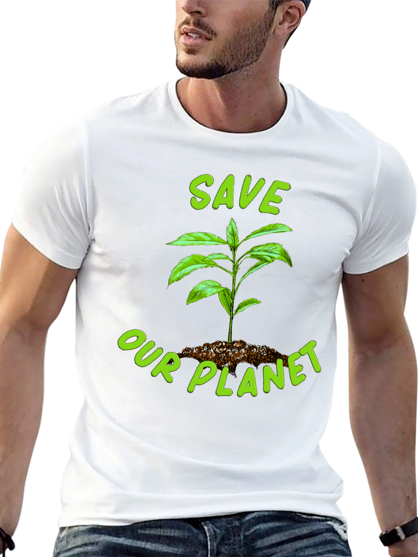 Eco-Friendly Save Our Planet Graphic Tee
