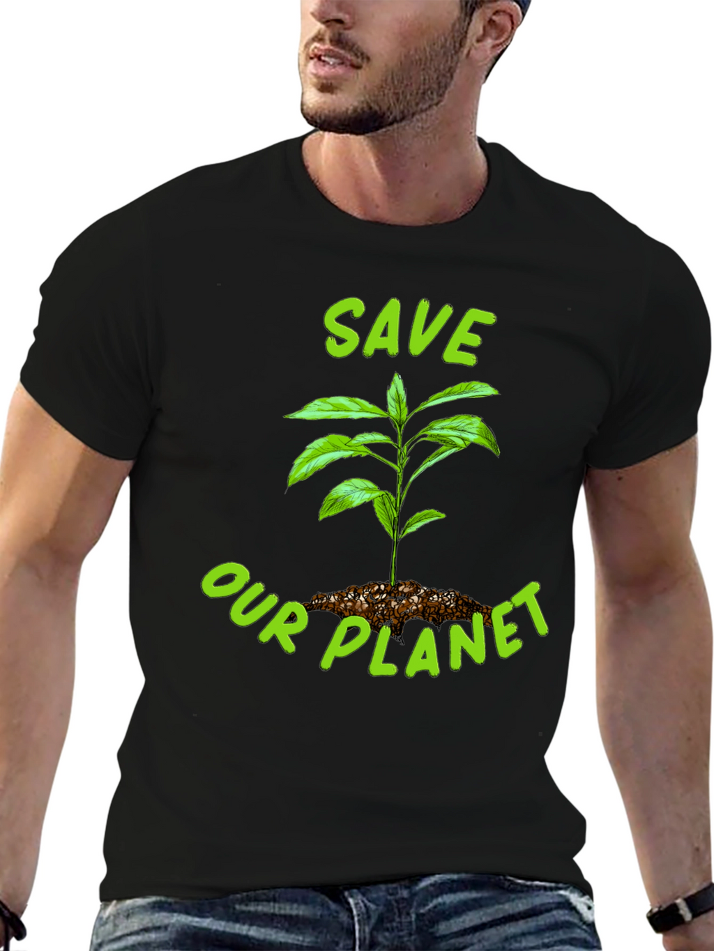 Eco-Friendly Save Our Planet Graphic Tee