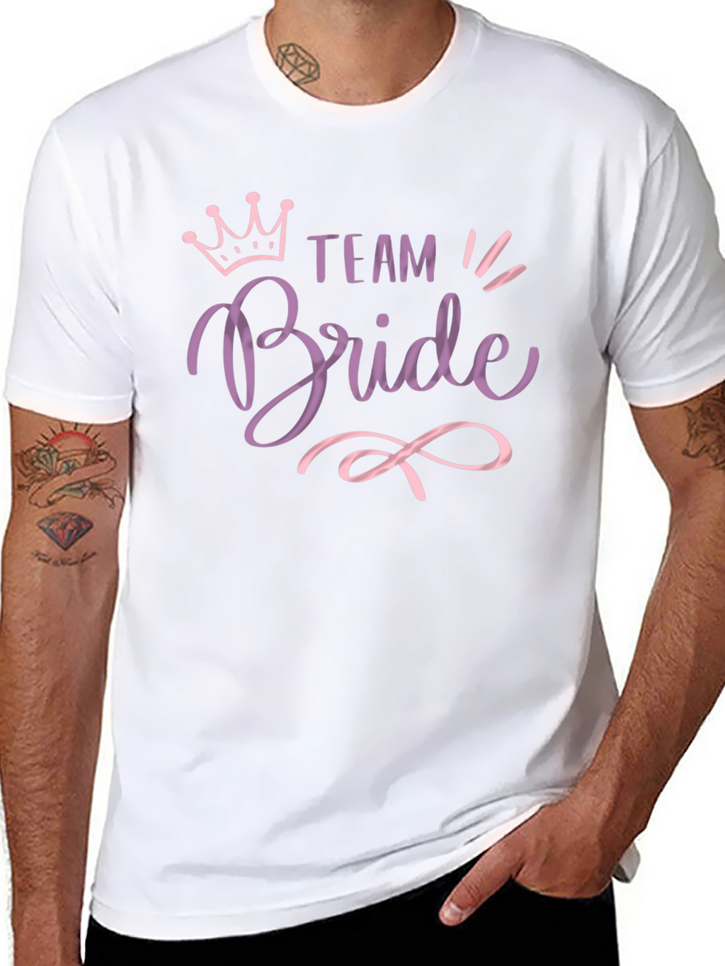 Team Bride Crew Neck T-Shirt