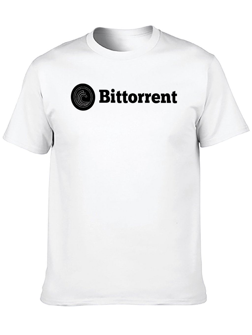 BitTorrent Black Graphic T-Shirt