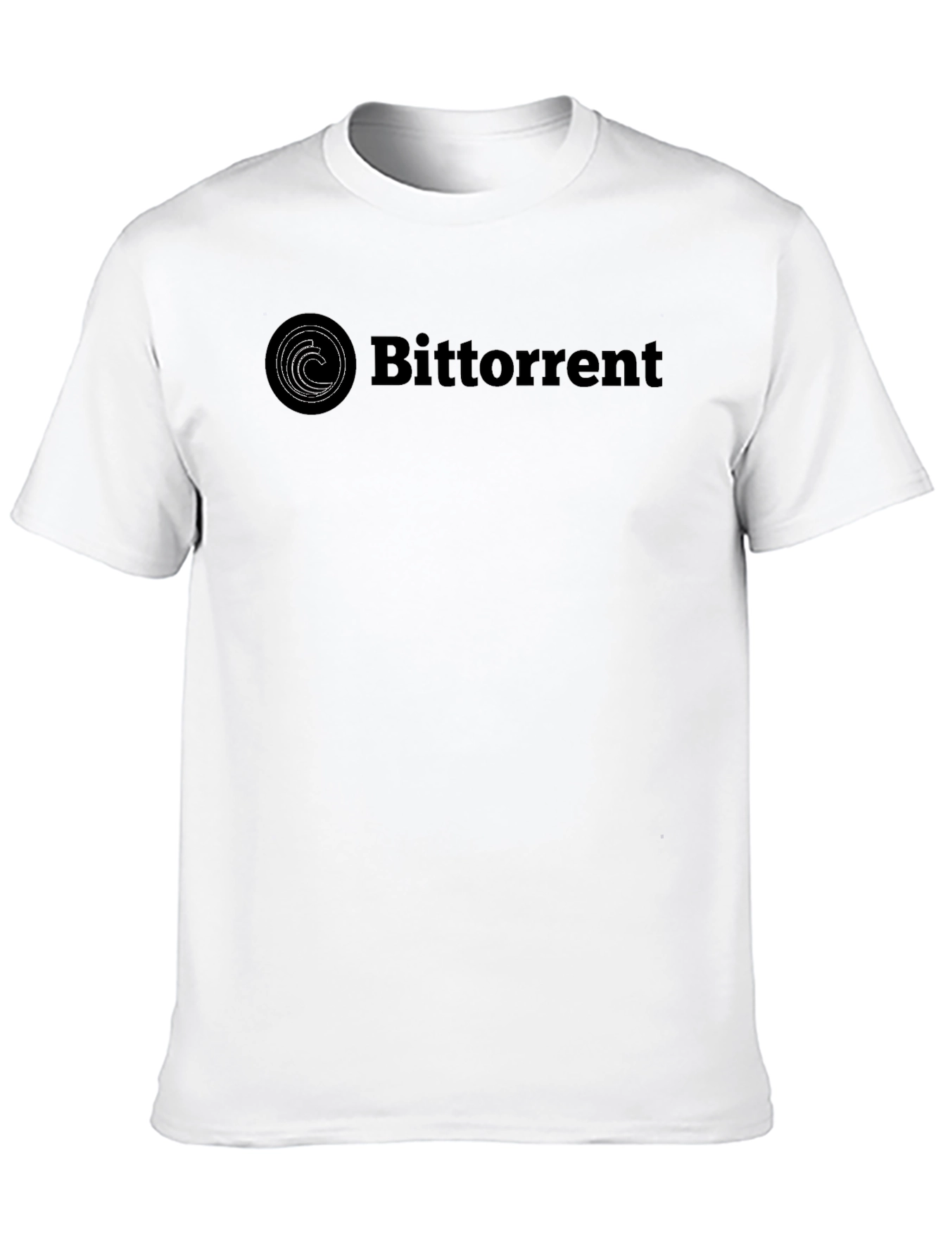 BitTorrent Black Graphic T-Shirt
