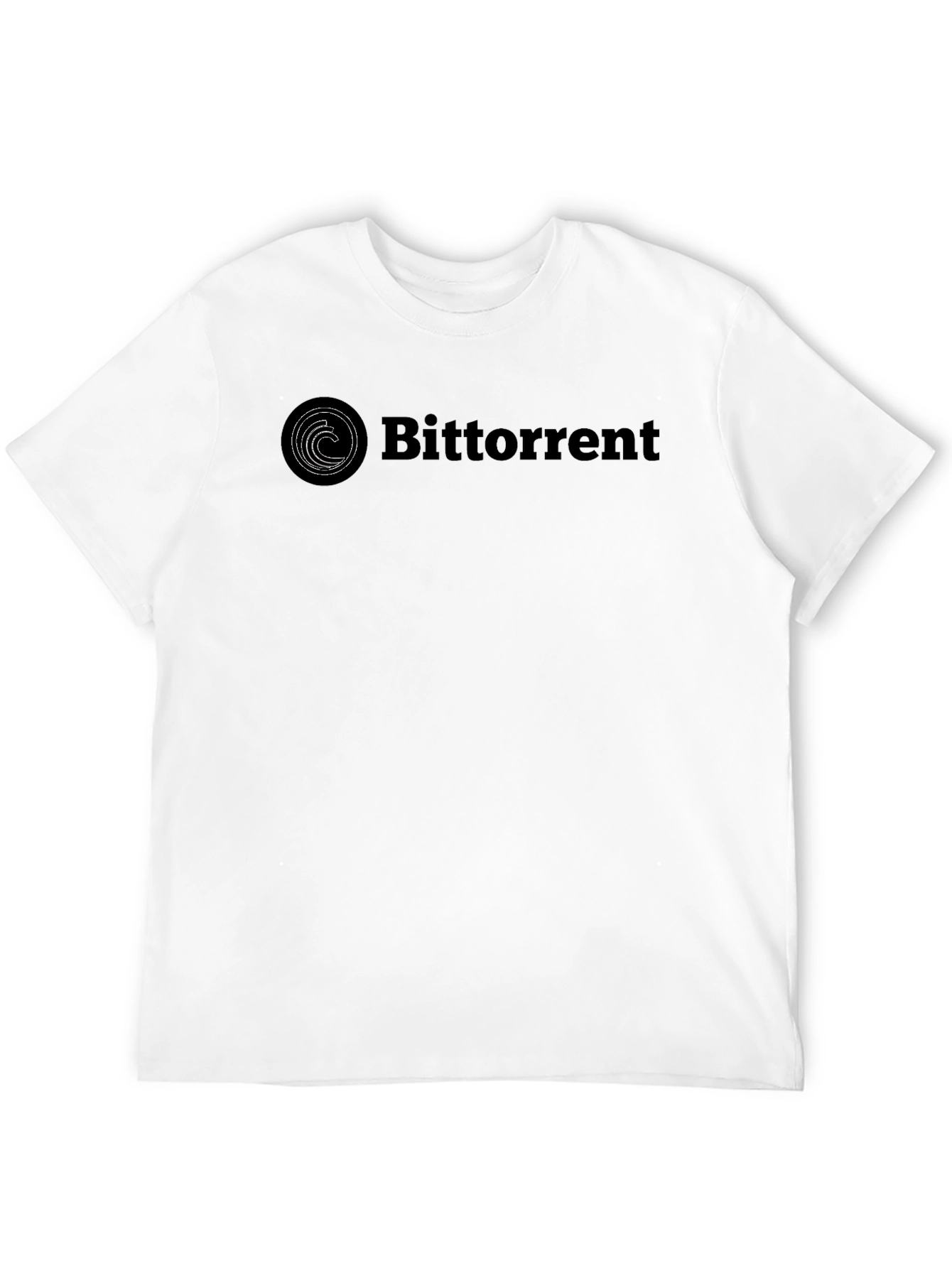 BitTorrent Black Graphic T-Shirt